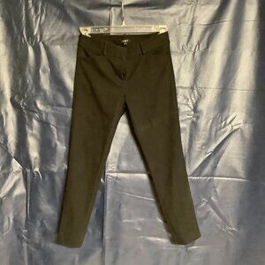 LOFT BLACK TAPER LEG ANKLE PANTS SIZE 2 PETITE